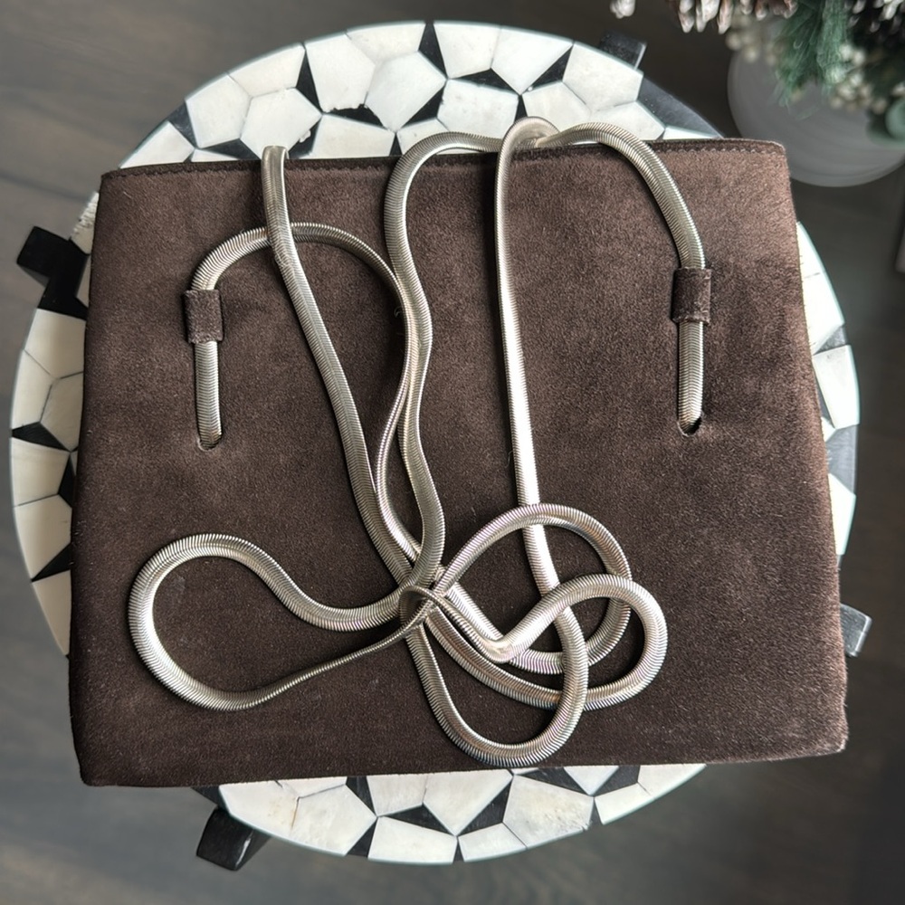 Suede Handbag by Derishow. All leather and suede inside and out.